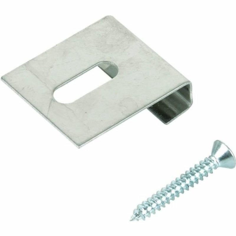 J Mirror Clip With Screws Package Of 25