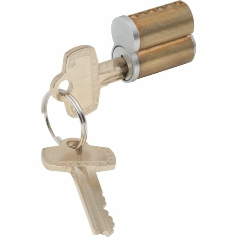 Kaba 6-Pin Interchangeable Core Keyway A, Master Key System 44 Satin Chrome