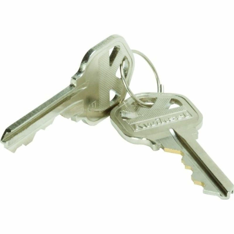 Kw1 Random Cut Keys , Nickel-Plated Brass , Package Of 25