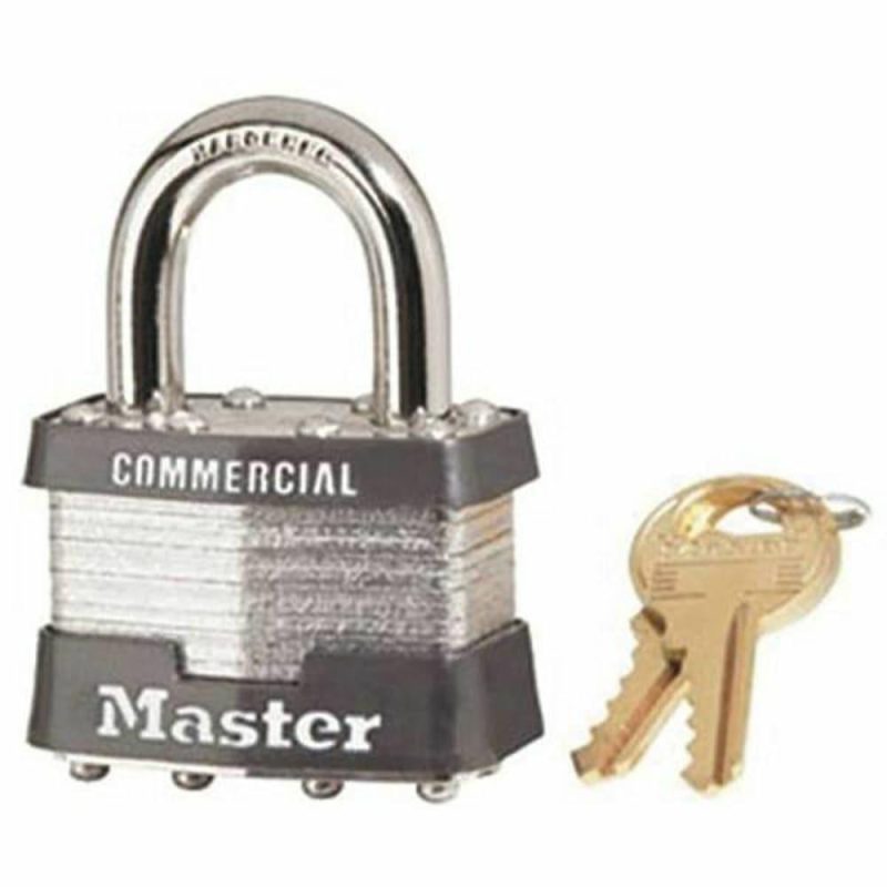 Laminated Steel Padlock, No.1 1-3/4 In Body Ka2035