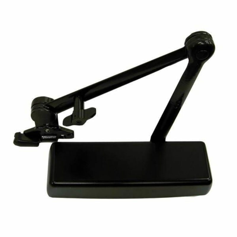 Lcn Surface Door Closer With Spring Hold Open Stop Arm, Dark Bronze