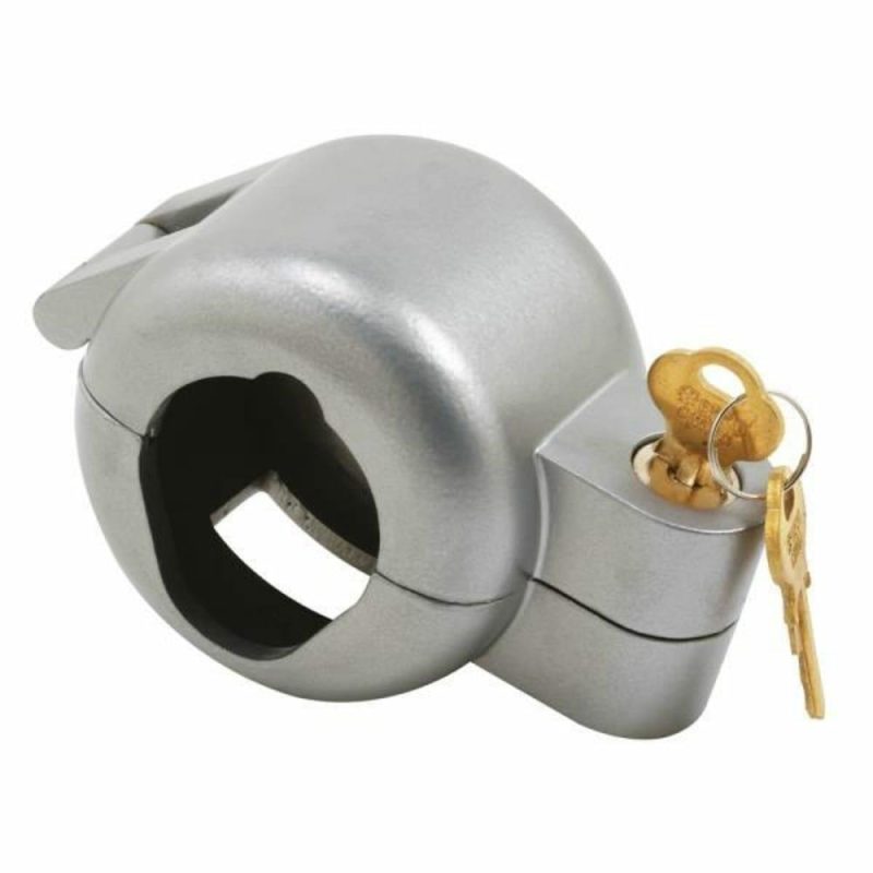 Lever Handle Lock-Out Device, Diecast, Gray Paint