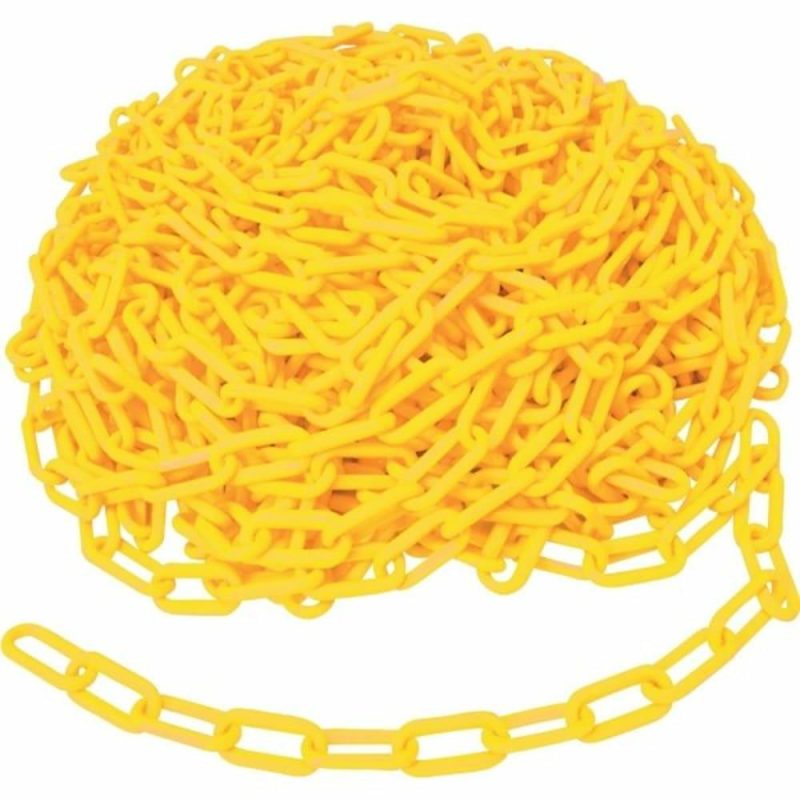 Link Warning Chains 1.5 In W X 100 Ft L Roll Of 100 Feet