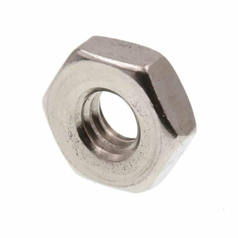 Machine Screw Nuts, #12, Ss, Package Of 100