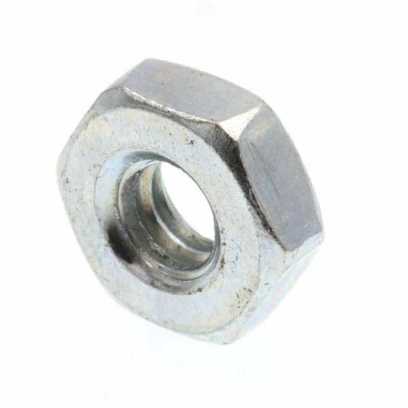 Machine Screw Nuts, #12, Zinc, Package Of 100