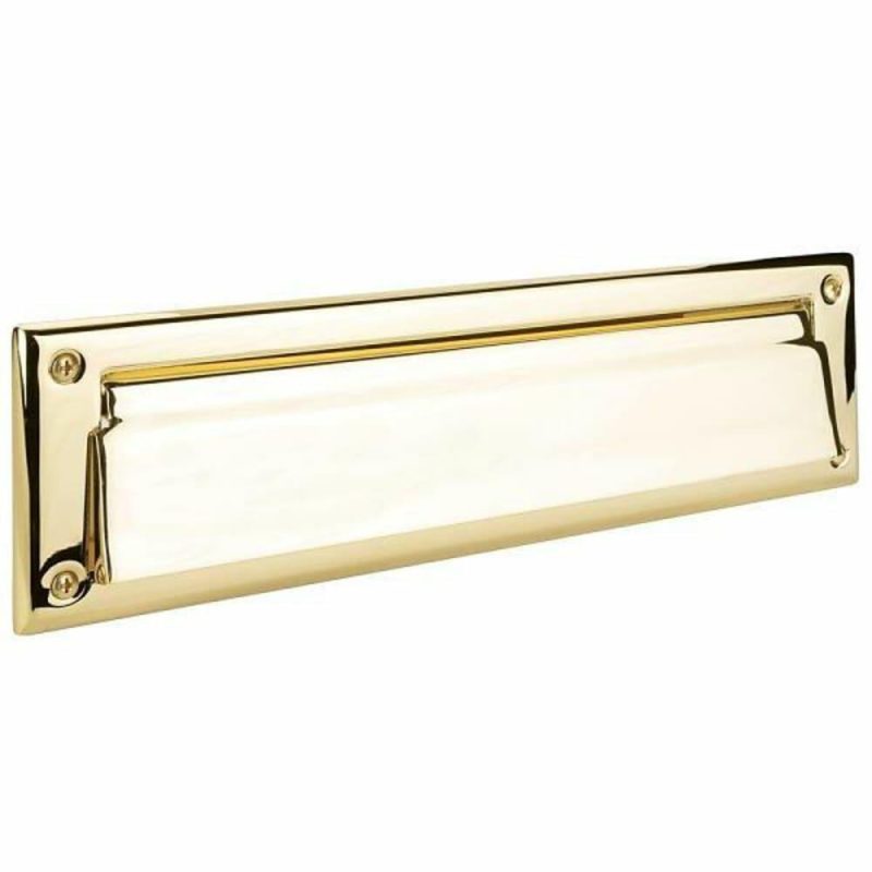 Mail Slot, Polished Brass