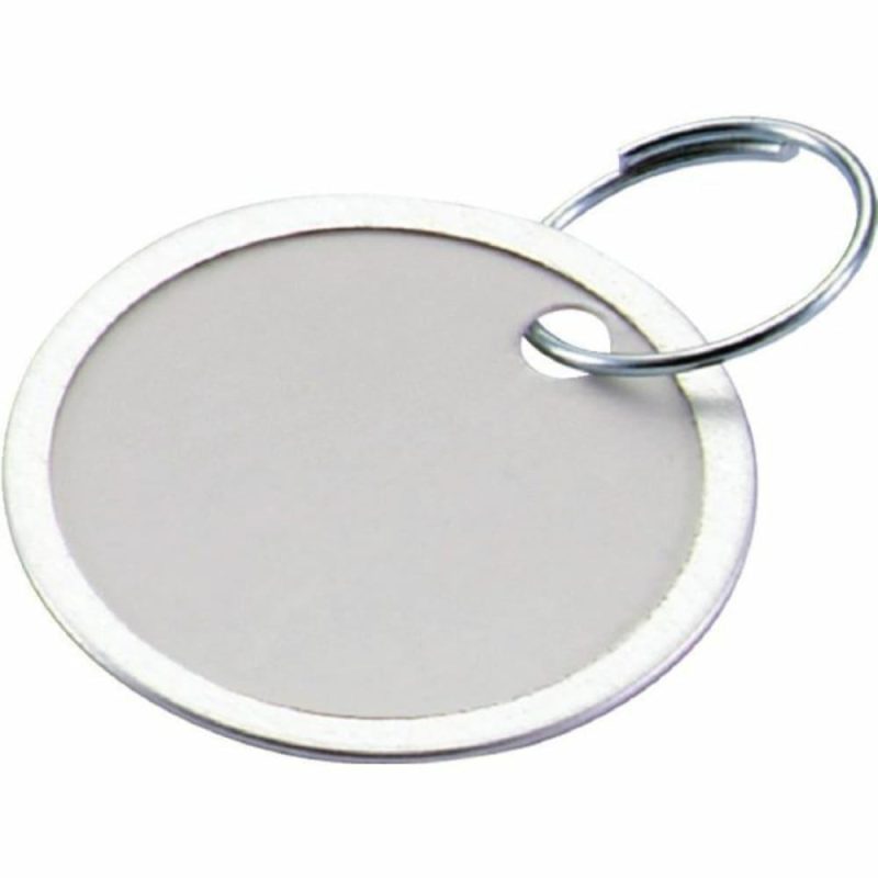 Metal-Bound Key Id Tags Package Of 20