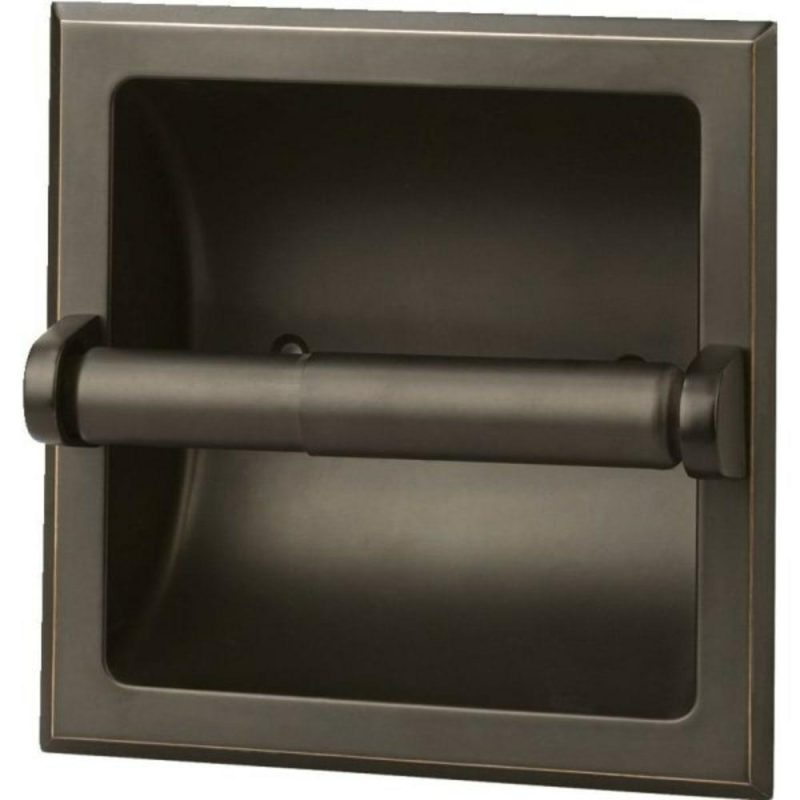 Millbridge Oil-Rubbed Bronze Recessed Toilet Paper Holder