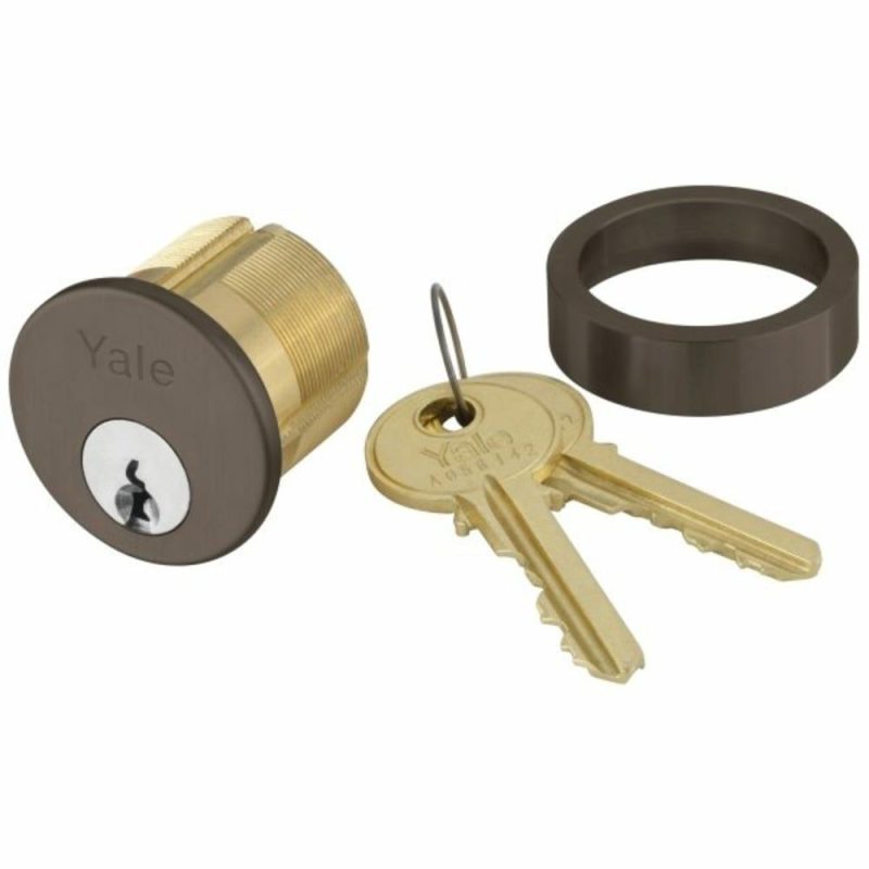 Mortise Cylinder, 1 1/8″, Para Keyway Keyed Random, Satin Bronze