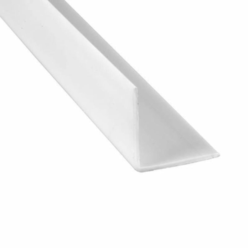 Mp10069 Corner Shield, 2- 48 In., Vinyl Construct, White, 6 Pack