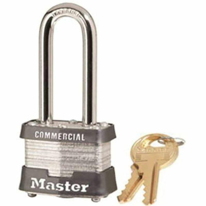 No. 3 Steel Laminated Padlock 2 In L Shackle Keyed Alike No. 0464