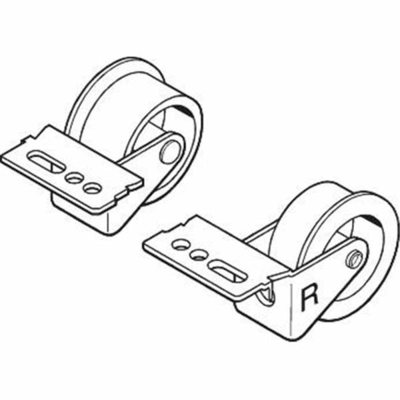 Nylon Drawer Guide Roller, Package Of 2