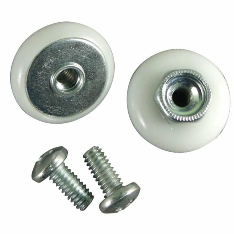 Nylon Oval Shower Door Roller 3/4″ With Screw Case Of 35