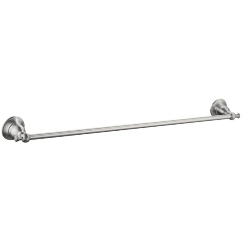 Oakmont Towel Bar, Satin Nickel Finish, 24″ Length