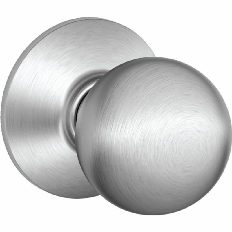 Orbit F Series Knob, Passage, Grade Aaa, Satin Chrome