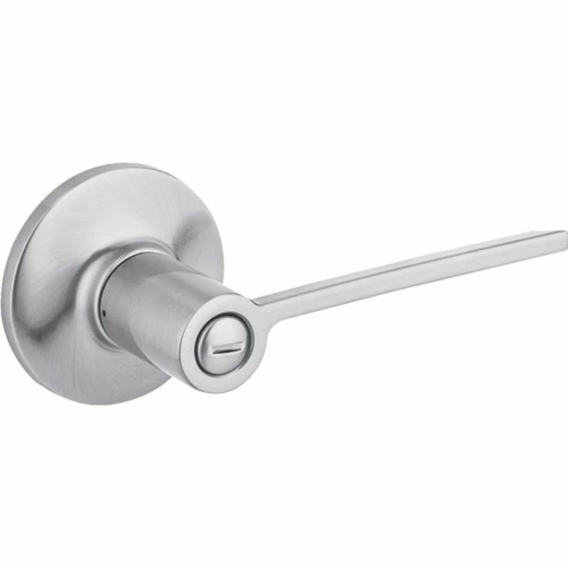 Palmina Privacy Lever, Satin Chrome