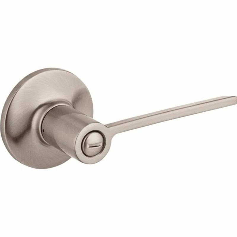 Palmina Privacy Lever, Satin Nickel