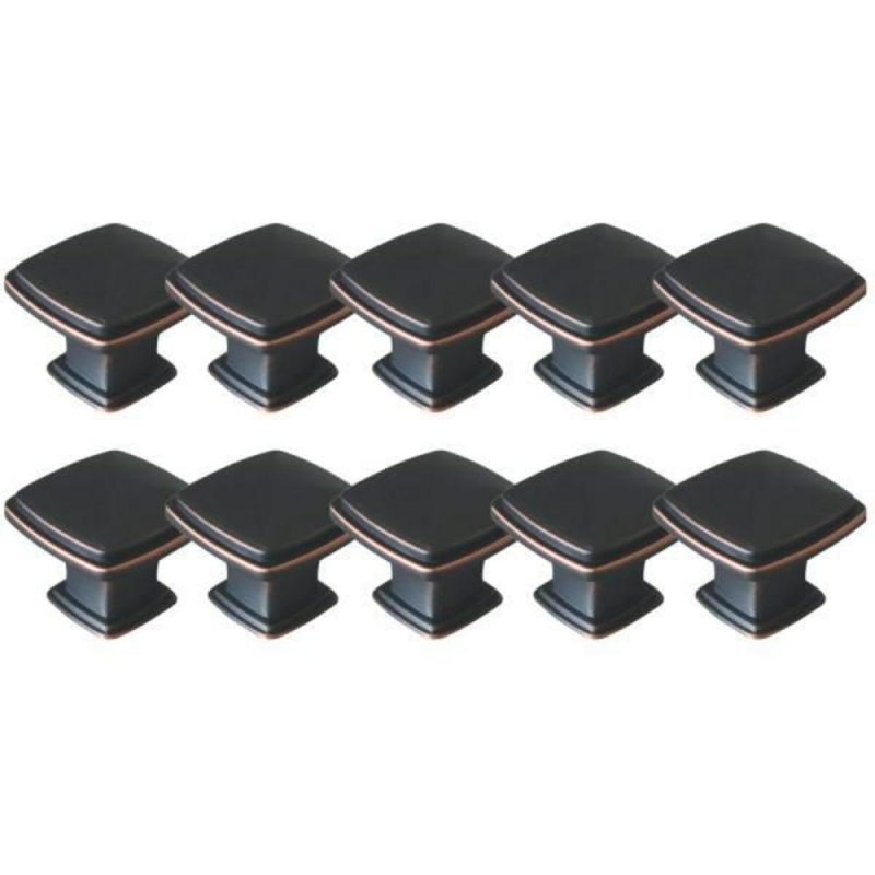 Park Avenue Knob In Oil Rubbed Bronze, Package Of 10