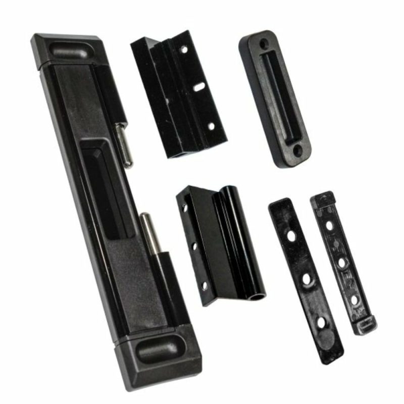 Patio Door Double Bolt Security Lock Black Package Of 2