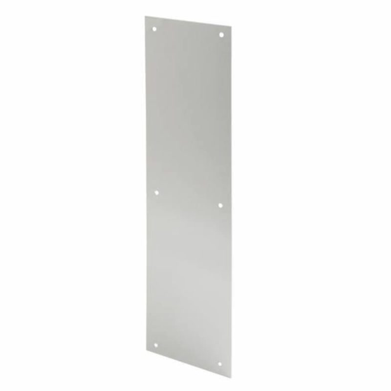 Push Plate, 3-1/2in X 15in, 628 Satin Alum