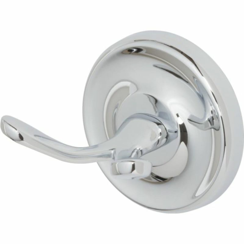 Raleigh™ Polished Chrome Double Robe Hook