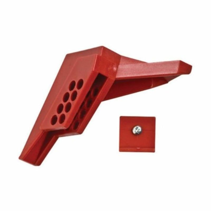 Red Super Tough Nylon Small Ball Valve Lockout