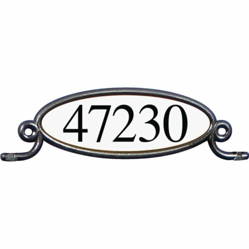 Reflective Address Number Plaque Self Adhesive And Hardware