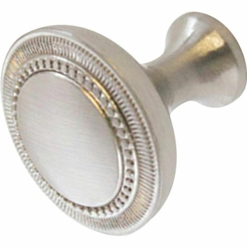 Regal Knob, Brushed Nickel, Pack Of 10