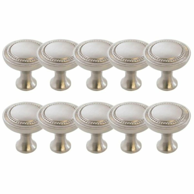 Regal Knob, Brushed Nickel, Pack Of 10