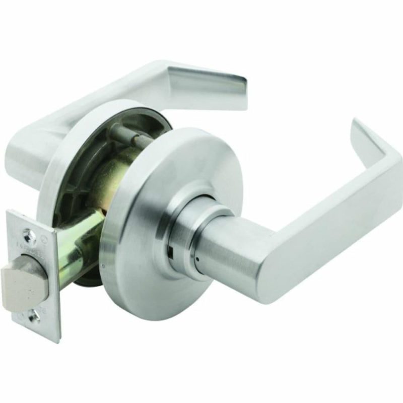 Rhodes Cylindrical Passage Lever Satin Chrome