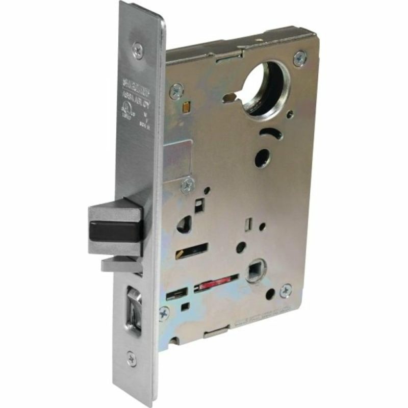 Satin Chrome Reversible Privacy Mortise Lever Lock