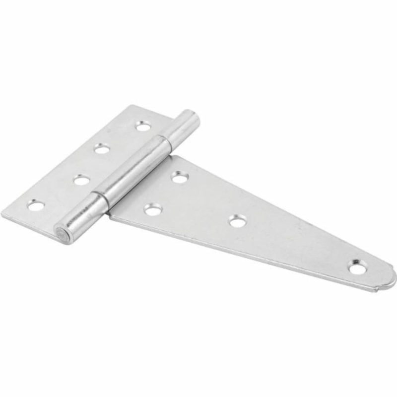 Satin Nickel 6″ Hot Rolled Steel Heavy Duty Tee Hinge