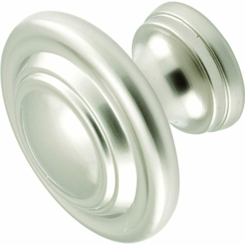 Satin Nickel Plated 1-11/16″ Diecast Bi-Fold Door Knob, Pack Of 2