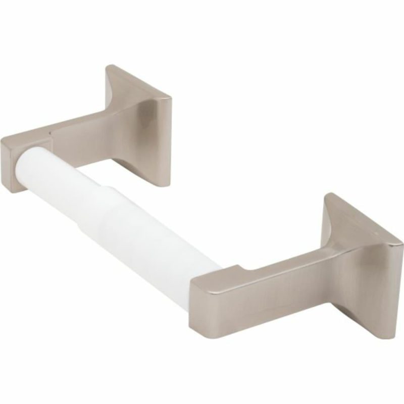 Satin Nickel Toilet Paper Dispenser Concealed Mount