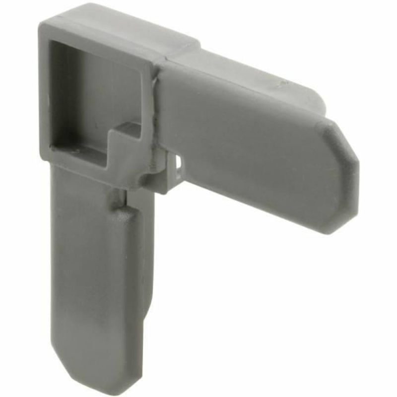 Screen Frame Corner , Gray Plastic , 7/16″ , Package Of 50