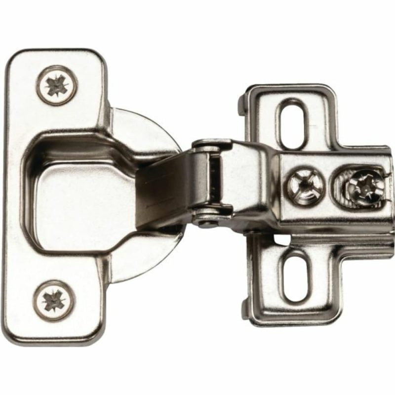 Self-Closing Concealed Hinge, 1/2 Inch Overlay 120 Degree Package Of 2