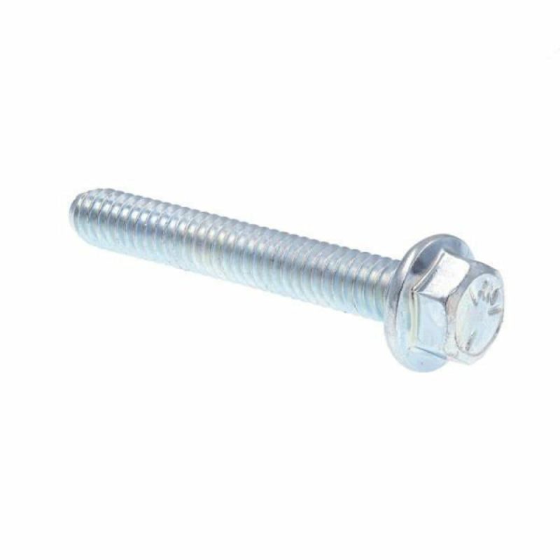 Serrated Flange Bolts,zinc Steel, Package Of 25