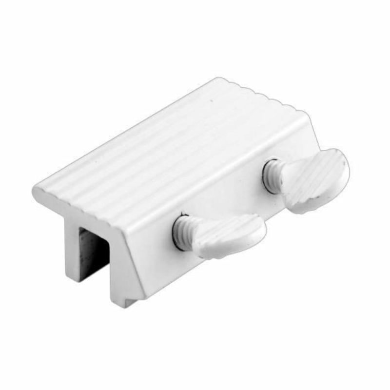 Sliding Window Lock, 1/4in, Extruded Alum, Double Thumbscrew