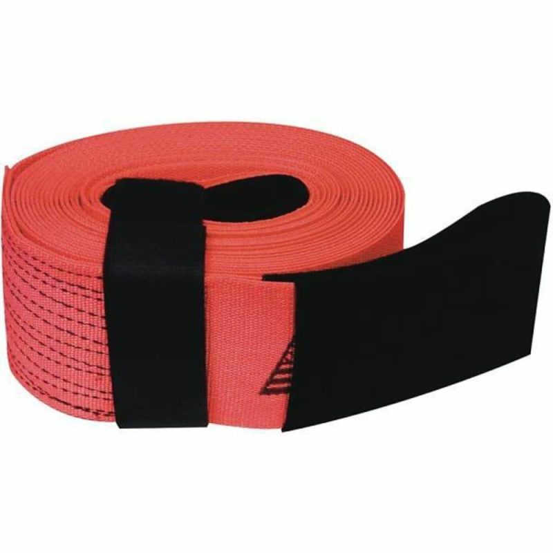 Snap-Loc 4 In. X 30 Ft. 20,000 Lb. Red Tow And Lift Strap W/ Hook And Loop Fastener