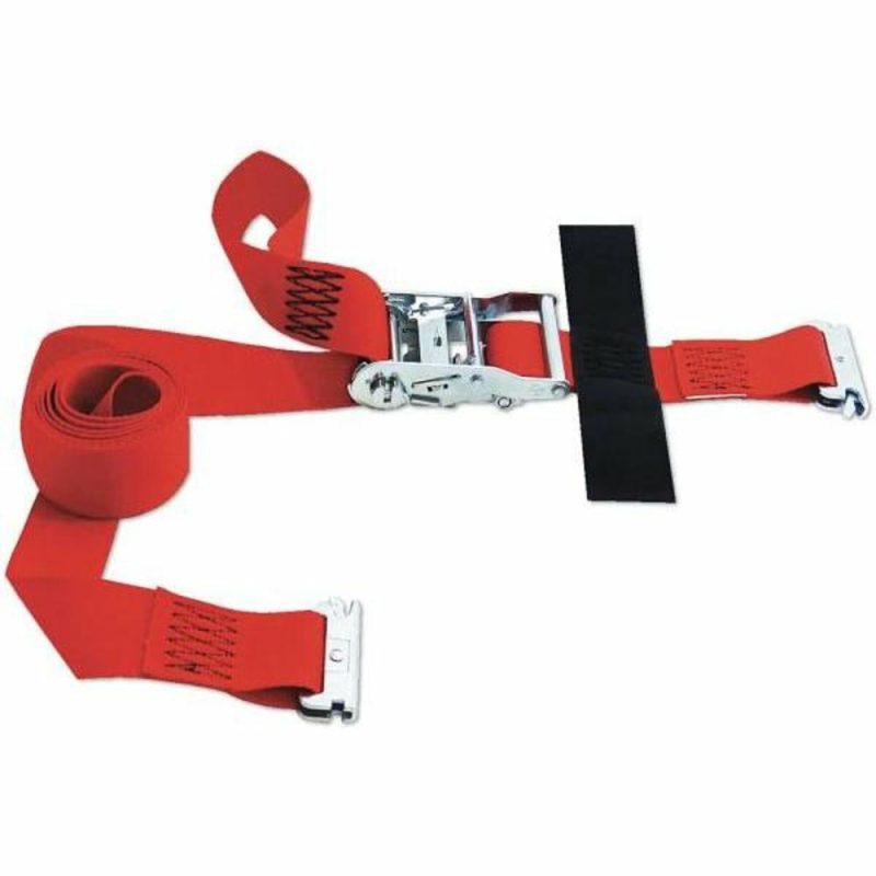 Snap-Loc 8 Ft. X 2 In. Red Logistic E-Strap W/ Ratchet