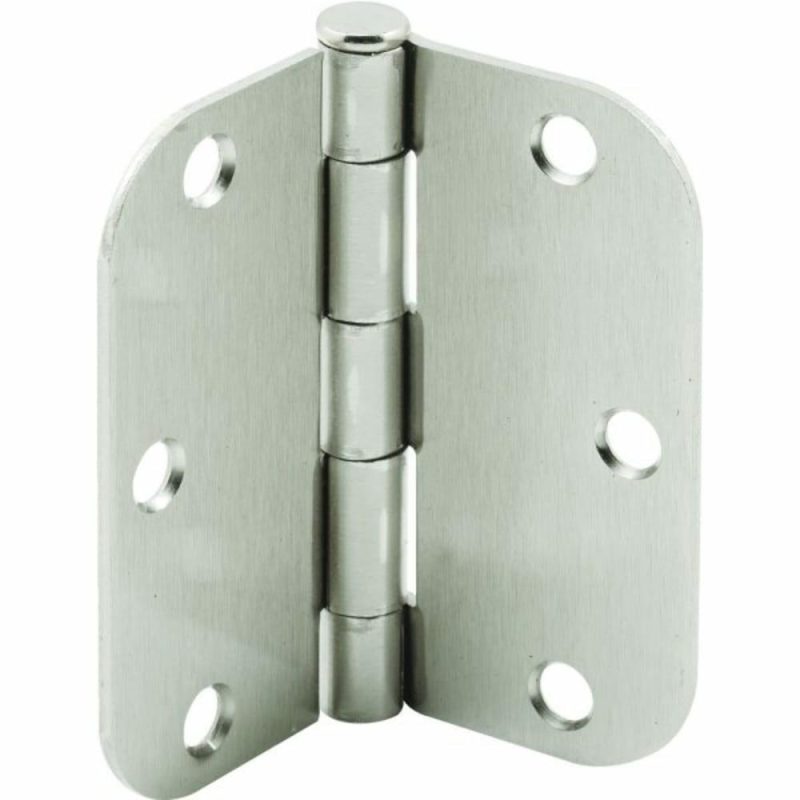 Steel 3-1/2″ X 3-1/2″ X 5/8″ Satin Chrome Door Hinge Chrome