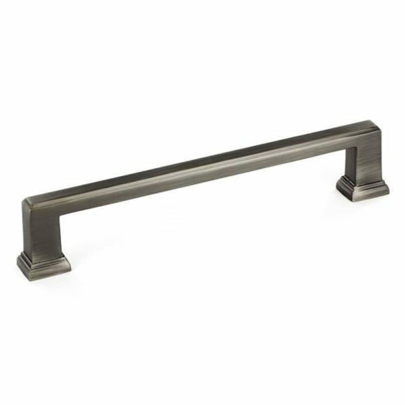 Transitional 5-1/32-In Antique Nickel Cabinet Pull