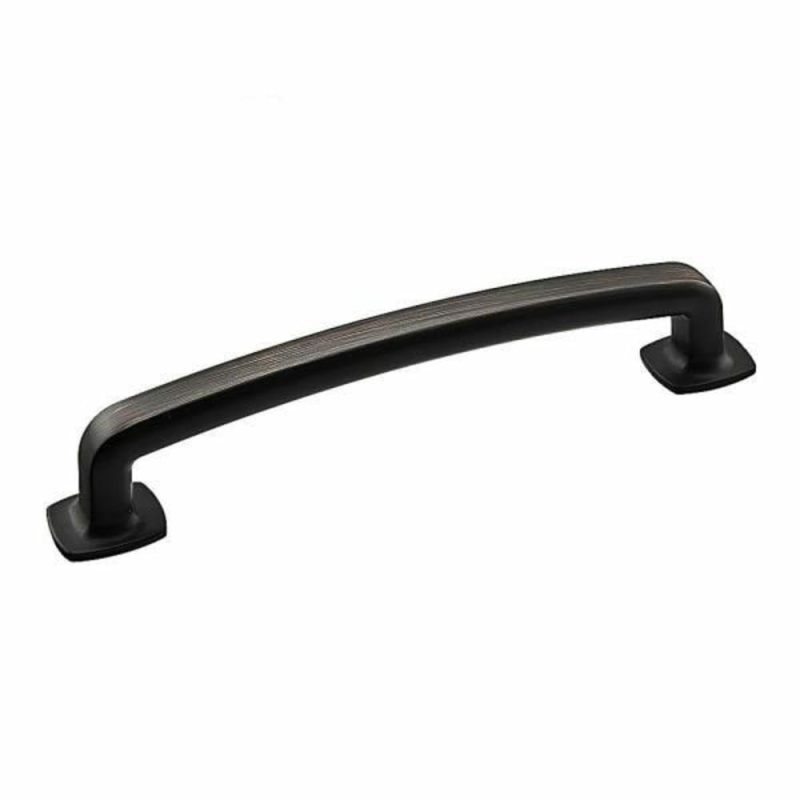 Transitional 5-1/32-In Cabinet Pull Brushed Oil-Rubbed Bronze Metal