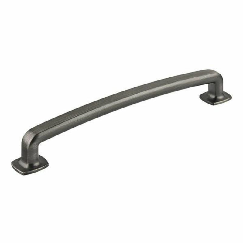 Transitional 6-5/16-In Cabinet Pull Antique Nickel Metal