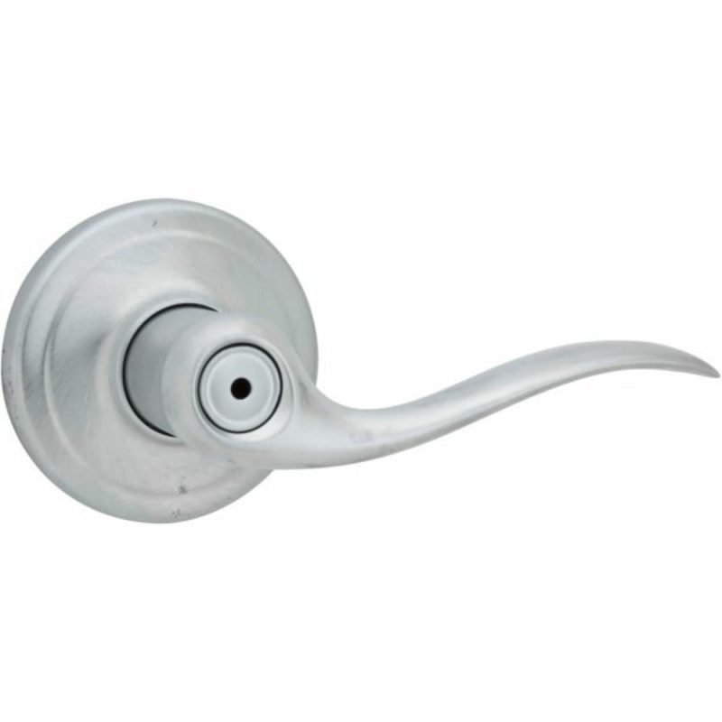 Tustin Bed/bath Lever In Satin Chrome