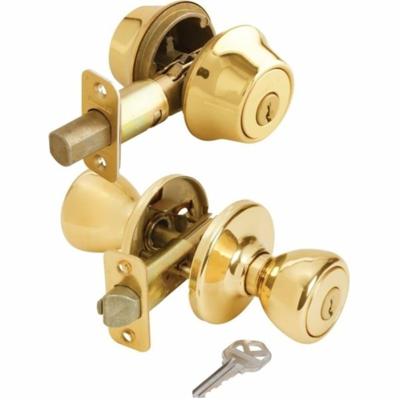 Tylo Combo Entry Lock And Deadbolt, 2.375/2.75″ Backset, 1.375 To 1.75″ Thk Door, Metal