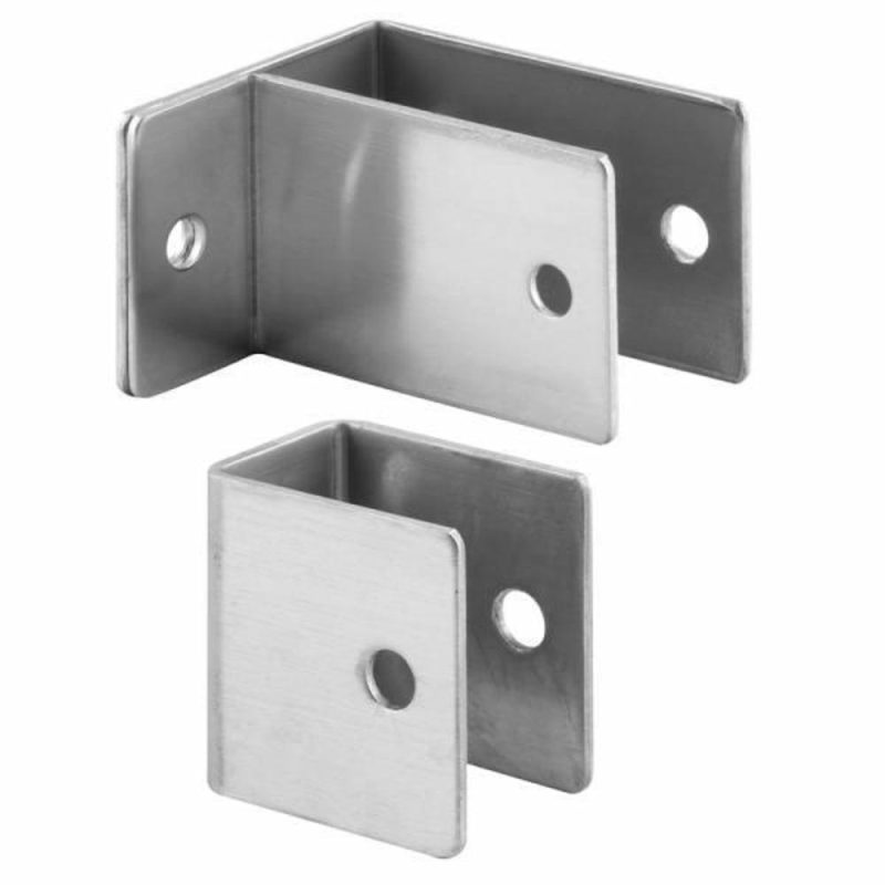 U-Bracket And 1 Ear Wall Bracket, Ss, Stn , Package Of 4