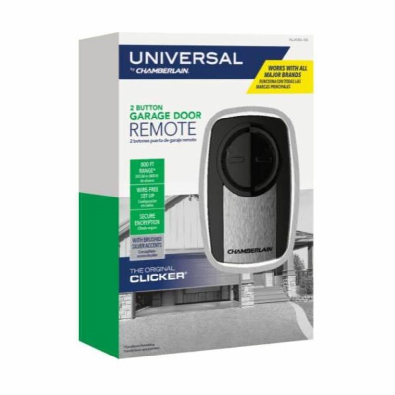 Universal Garage Door Remote, Stainless Steel. Package Of 6