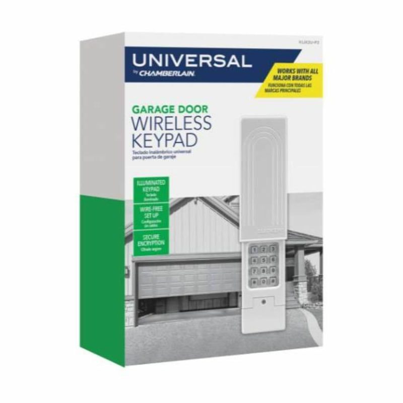 Universal Wireless Rolling Code Garage Door Opener Keypad, Pack Of 6