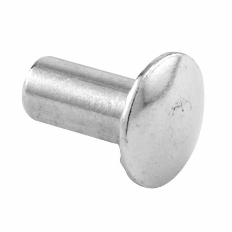 Unslotted Barrel Nut, #8-32 X Stl Const, Chrm Plated, Package Of 100